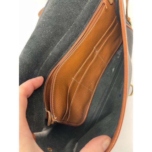 Dooney & Bourke Vintage Equestrian All Weather Leather Crossbody Bag Purse FLAW - Picture 8 of 11